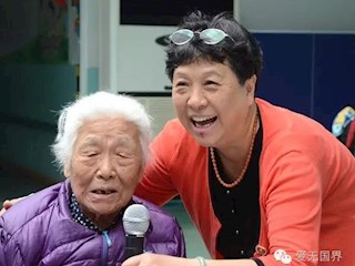 抗战老兵走进博爱学校：老吾老以及人之老，